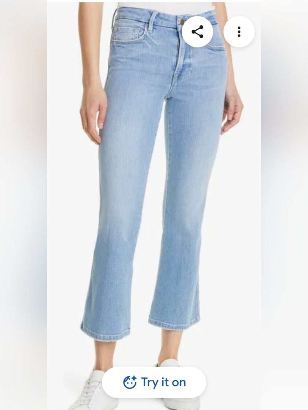 Frame Denim: Le Crop Mini Boot Flare Size 28